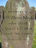 William Maples Gravestone