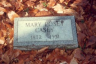 Mary Willie McClure Casey Gravestone