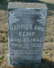 Harriet Ann Claunch Kemp Grave